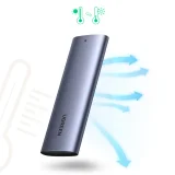M.2 B-Key SATA 3.0 merevlemez-ház (szürke) + USB Type-C kábel 7
