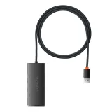 USB-A – 4xUSB-A 3.0 5 Gb/s Lite sorozatú USB-elosztó adapter, fekete 2