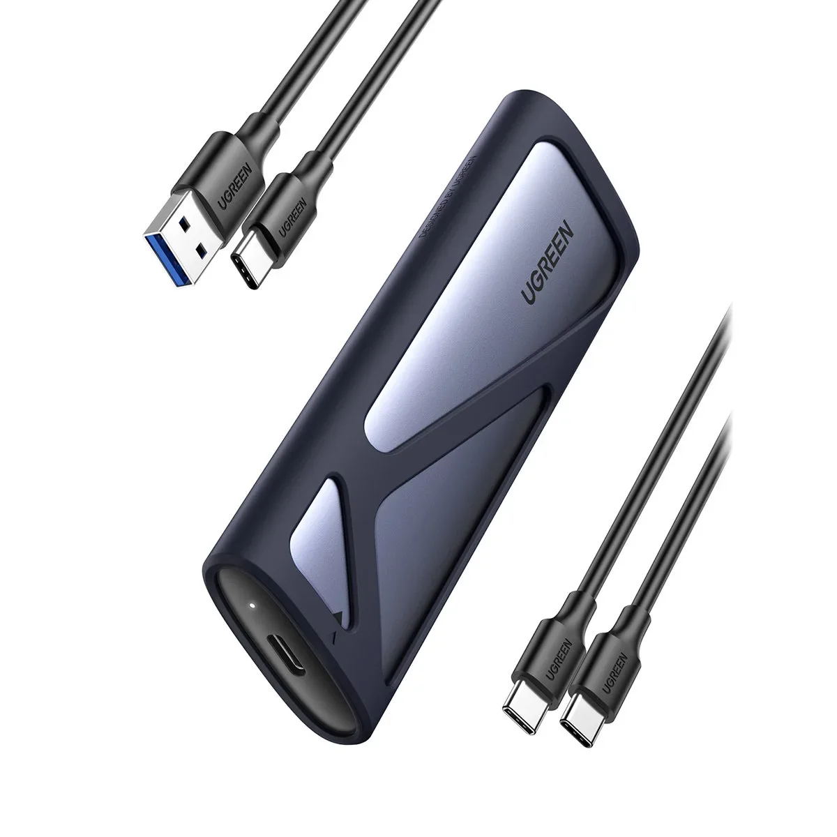 M.2 SSD-tok USB 3.2 Gen 2 SuperSpeed USB 10 Gbps csatlakozóval, szürke