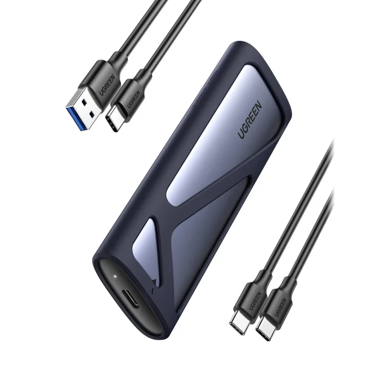 M.2 SSD-tok USB 3.2 Gen 2 SuperSpeed USB 10 Gbps csatlakozóval, szürke
