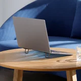 Ragasztós, összecsukható laptop-tartók, 2 db-os csomag, szürke 10
