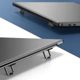 Ragasztós, összecsukható laptop-tartók, 2 db-os csomag, szürke 11