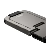 Ragasztós, összecsukható laptop-tartók, 2 db-os csomag, szürke 9