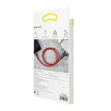 Robustes, flexibles USB-Kabel für iPhone, iPhone Lightning, QC3.0, 2,4 A, 0,5 m, rot 10
