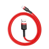 Robustes, flexibles USB-Kabel für iPhone, iPhone Lightning, QC3.0, 2,4 A, 0,5 m, rot 6