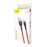 Robustes, flexibles USB-Kabel für iPhone, iPhone Lightning, QC3.0, 2,4 A, 0,5 m, rot 9