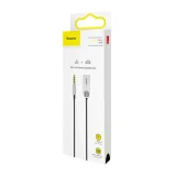 BA01 Bluetooth 5.0 audio vevő, AUX csatlakozós audio adapter kábel, fekete 5