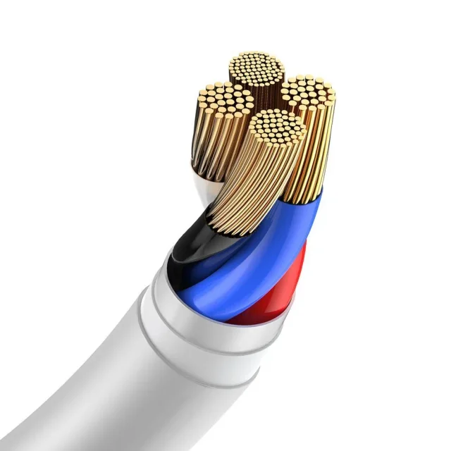 2x USB-C – iPhone Lightning kábel, gyors töltés, Power Delivery, 1,5 m, fehér