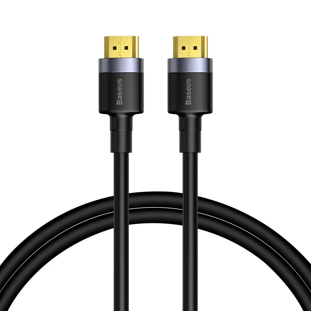 Kabel przewód HDMI 2.0 4K 60 Hz 3D 18 Gbps 2 m czarny Kabel przewód HDMI 2.0 4K 60 Hz 3D 18 Gbps 2 m czarny