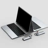8-u-1 višenamjenski hub: USB, USB-C PD 100W, HDMI, čitač kartica SD i microSD, 3x USB 3.2, RJ45, sivi 11