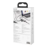 8-u-1 višenamjenski hub: USB, USB-C PD 100W, HDMI, čitač kartica SD i microSD, 3x USB 3.2, RJ45, sivi 6