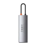 8-u-1 višenamjenski hub: USB, USB-C PD 100W, HDMI, čitač kartica SD i microSD, 3x USB 3.2, RJ45, sivi 7
