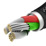 3-in-1-Kabel USB-C auf iPhone Lightning auf microUSB, 3,5 A, 1,5 m, schwarz 8