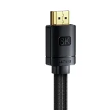 HDMI 2.1 8K 60 Hz eARC QMS Dynamic HDR VRR ALLM kábel, 3 m, fekete 3