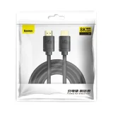 HDMI 2.1 8K 60 Hz eARC QMS Dynamic HDR VRR ALLM kábel, 3 m, fekete 5