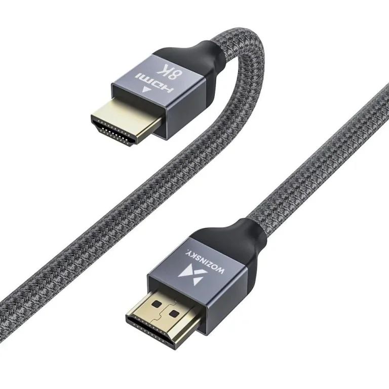 HDMI 2.1 kábel 8K 60 Hz 48 Gbps 4K 120 Hz 2K 144 Hz 5 m ezüst