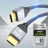 HDMI 2.1 kabel 8K 60 Hz 48 Gbps 4K 120 Hz 2K 144 Hz 5 m srebrni 3