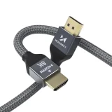HDMI 2.1 kabel 8K 60 Hz 48 Gbps 4K 120 Hz 2K 144 Hz 5 m srebrni 6