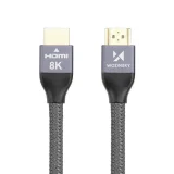 HDMI 2.1 kabel 8K 60 Hz 48 Gbps 4K 120 Hz 2K 144 Hz 5 m srebrni 8