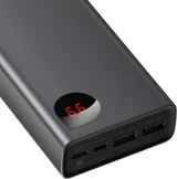 Adaman Power Bank 2x USB, 1x USB-C, 1x microUSB, 20000 mAh, 65 W-os gyorstöltés, fekete 8