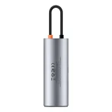Többfunkciós 7-in-1 USB Type-C HDMI TF kártyaolvasó hub, szürke 8