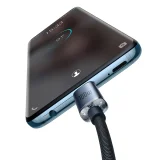USB-C na USB-C kabel za brzo punjenje i prijenos podataka 100W, 2 m, crni 3