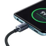 USB-C na USB-C kabel za brzo punjenje i prijenos podataka 100W, 2 m, crni 4