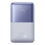 Bipow Pro 20000mAh 22,5W power bank 0,3 m-es USB-C kábellel, lila 2