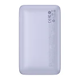 Bipow Pro 20000mAh 22,5W power bank 0,3 m-es USB-C kábellel, lila 3