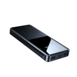 22,5 W 10 000 mAh PD QC3.0 AFC power bank, fekete 3