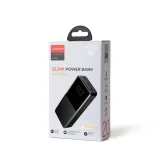 20000 mAh 22,5 W PD QC3.0 AFC Power Bank, fekete 5