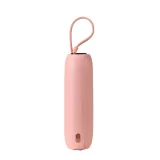 10000 mAh Colorful sorozatú 22,5 W-os powerbank USB-C és iPhone Lightning kábelekkel, rózsaszín 3