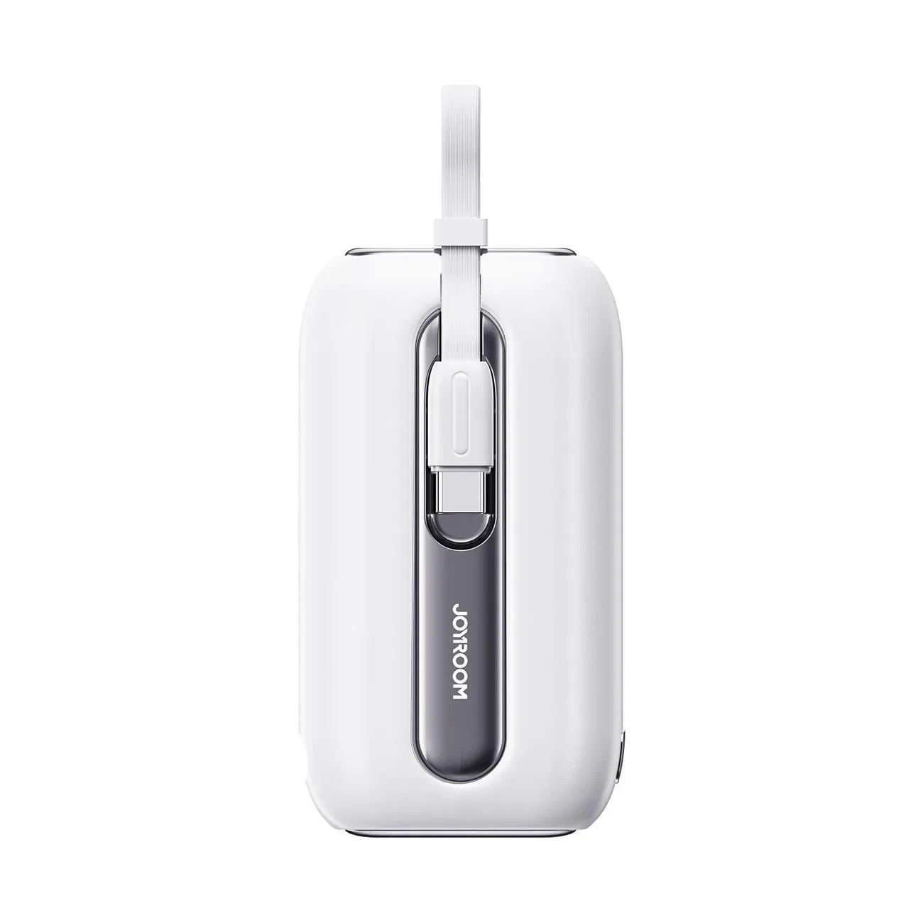 10000 mAh-s Colorful Series 22,5 W-os power bank USB-C és iPhone Lightning kábelekkel, fehér 10000 mAh-s Colorful Series 22,5 W-os power bank USB-C és iPhone Lightning kábelekkel, fehér