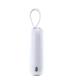 10000 mAh-s Colorful Series 22,5 W-os power bank USB-C és iPhone Lightning kábelekkel, fehér 9