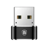 Kis USB-C–USB adapterdugó – fekete 2