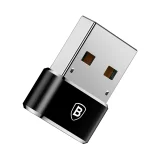Kis USB-C–USB adapterdugó – fekete 4