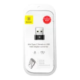 Kis USB-C–USB adapterdugó – fekete 5