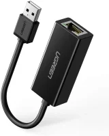 Külső RJ45 LAN hálózati kártya – USB 2.0 100 Mbps – fekete 2