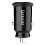 Mini autós töltő telefonhoz, 2x USB, Grain autós töltő, fekete 2