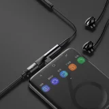 Audio konverter L41 adapter s USB-C na USB-C + 3,5 mm priključak, crni 7