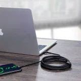 Cafule nylon USB-C Power Delivery 2.0 kábel 100 W 20 V 5 A 2 m szürke 6