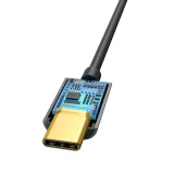 L54 adapter za slušalice: USB-C na 3,5 mm audio priključak DAC, crni 5