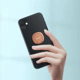 Ultravékony, öntapadó gyűrűs telefonállvány, rózsaszín 6