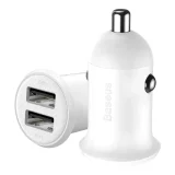 Grain Pro 2x USB 4,8 A bijeli punjač za upaljač u automobilu 4