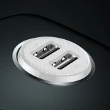 Grain Pro 2x USB 4,8 A bijeli punjač za upaljač u automobilu 9