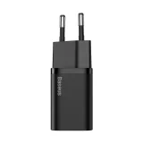 Super Si 1C USB-C 20 W-os Power Delivery gyors fali töltő, fekete 2