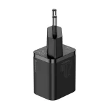 Super Si 1C USB-C 20 W-os Power Delivery gyors fali töltő, fekete 3