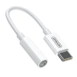 3,5 mm-es női mini-jack – USB-C férfi adapter, fehér