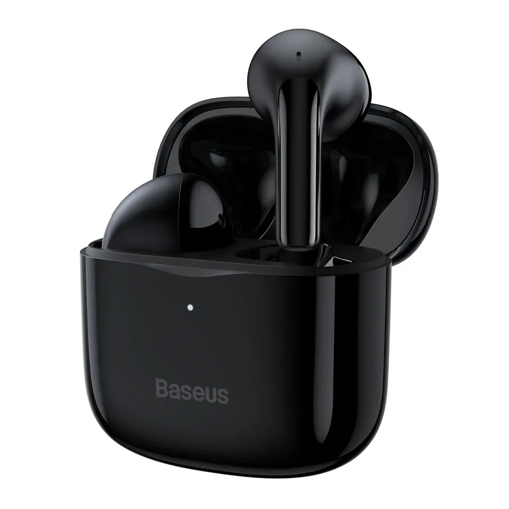 E3 vezeték nélküli Bluetooth 5.0 TWS fülhallgató, IP64 vízálló, fekete