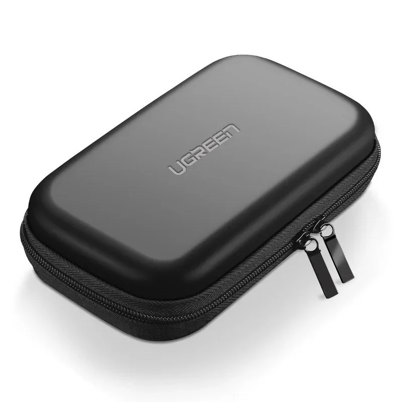 Táska HDD-hez és mobiltelefon-kiegészítőkhöz 16,5x9,5x4,5 cm fekete